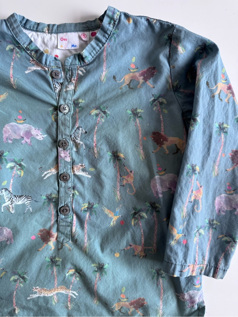 Oso & Me Kids' Jungle Animal Shirt 🦒